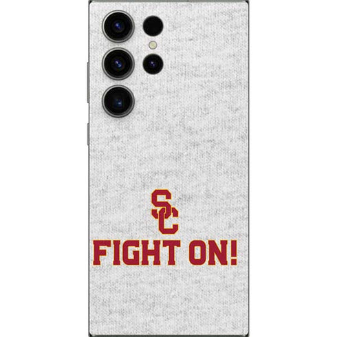 University of Southern California USC Fight On Grey Galaxy S25 Ultra Skin